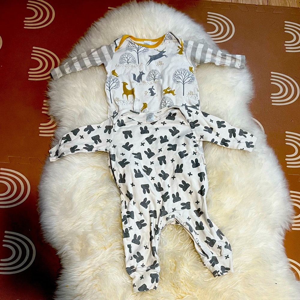 Tess Babe Set of 2 Pajamas